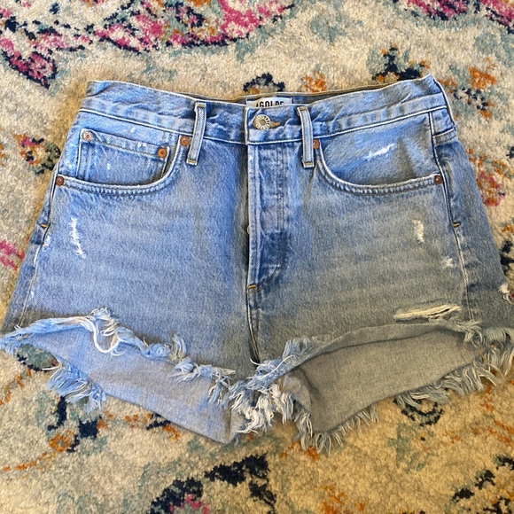 Agolde Parker jean shorts - Picture 3 of 6